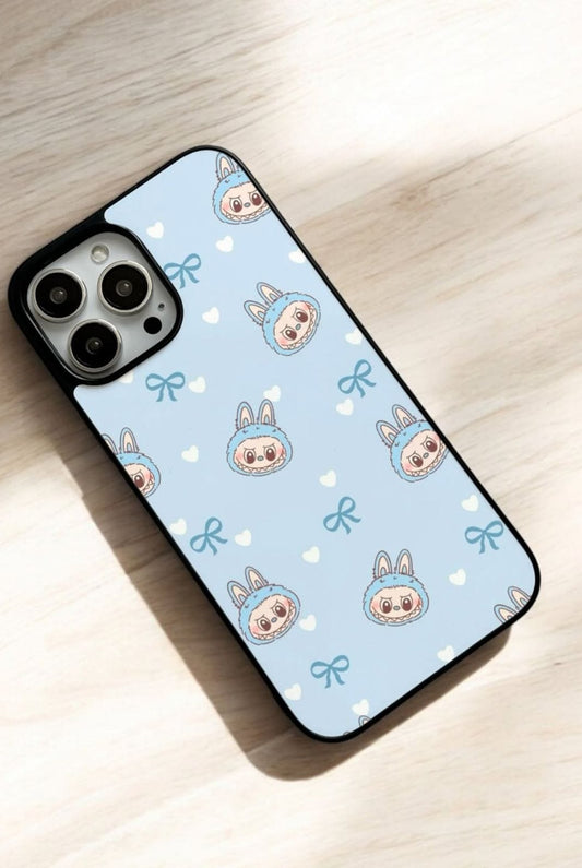 Cute Monster Glass Phone Case #006