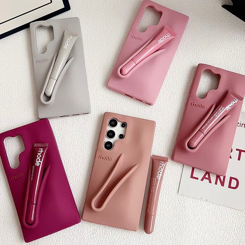 Trendy Lipstick Case For Samsung S Series (With Lip Tint)