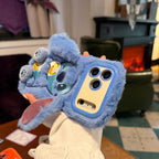 Stich Fur Case With Ears And Stand