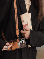 Luxury Branded Sling Case With Wallet #01