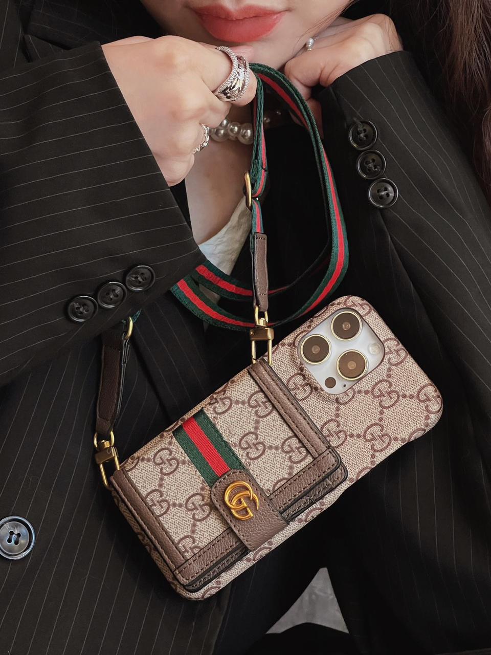 Luxury Branded Sling Case With Wallet #02