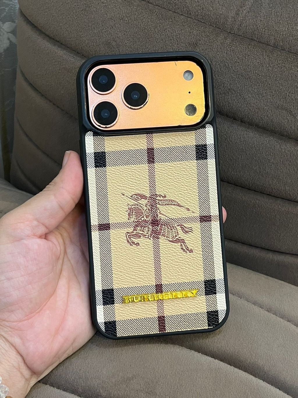 New Premium Branded Leather Phone Case With Logo