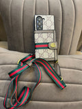 Luxury Branded Phone Case With Belt & Wallet