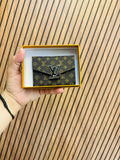 Luxury Brown Branded Card Holder With Box