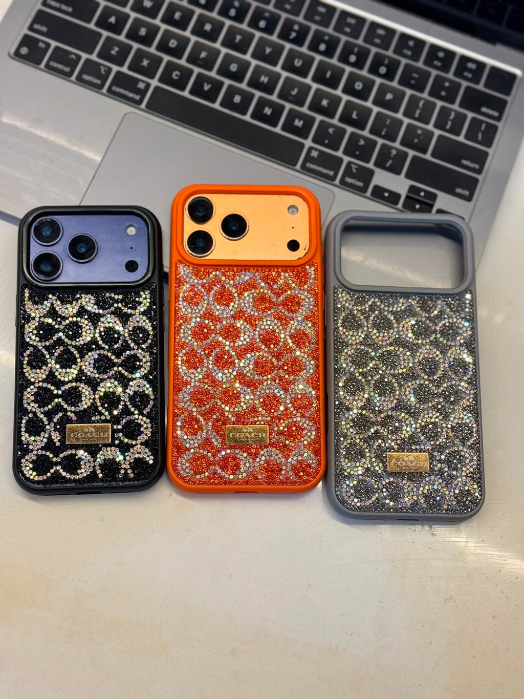 Premium Branded Glitter Case