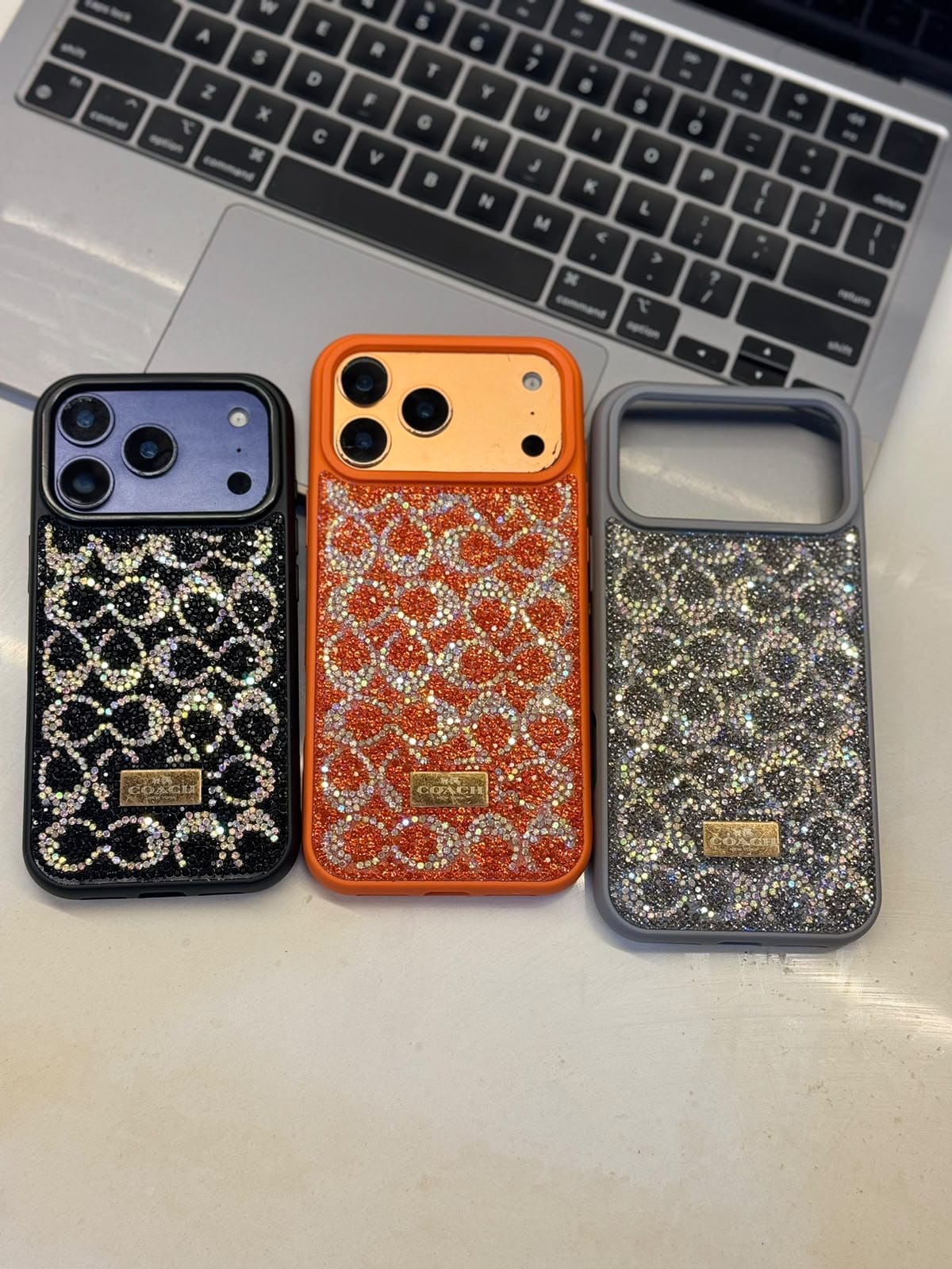 Premium Branded Glitter Case