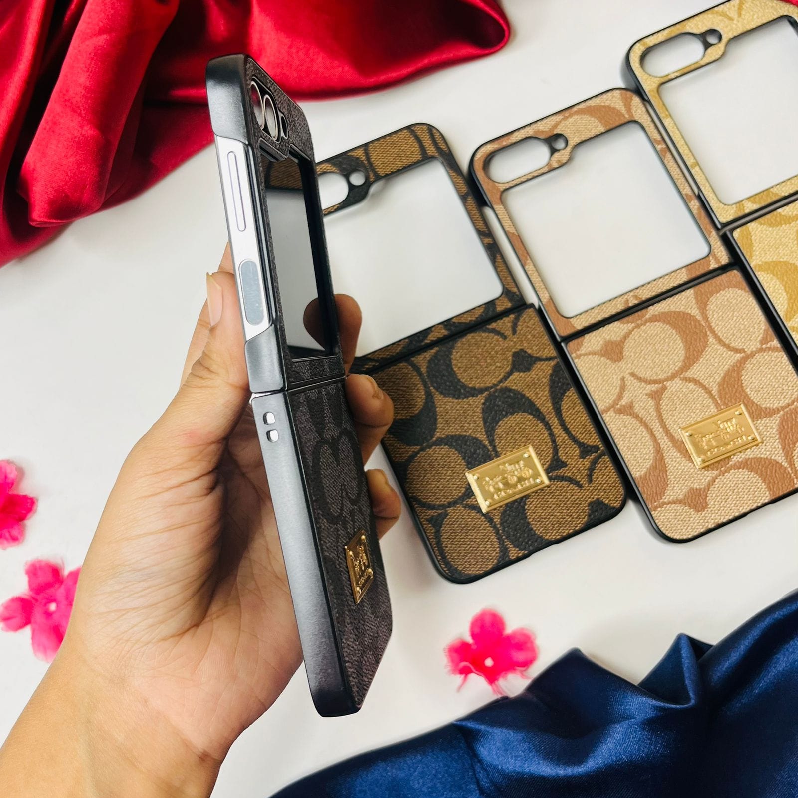 Premium Luxe Phone Case With For Samsung Flip Series