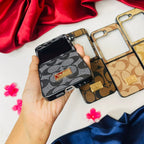 Premium Luxe Phone Case With For Samsung Flip Series