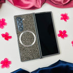 Glitter Phone Case With Magsafe For Samsung Fold Series