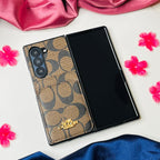Premium Luxe Phone Case With Card Holder For Samsung Fold Series