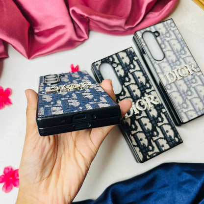 Branded Stone Doir Phone Case For Samsung Fold Series