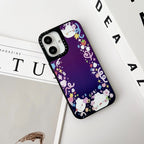 Luxury Branded Cute Purple Luxury Silicone iPhone Case Design