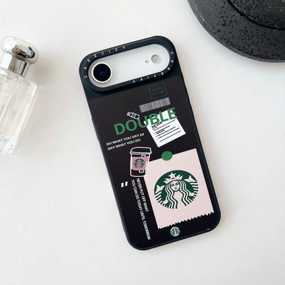 Luxury Branded Double Coffee Lover Phone Cases