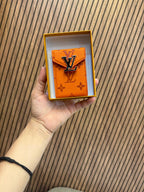 Luxury Orange Branded Card Holder With Box