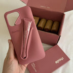 Trendy Lipstick Case For iPhones (Toast) (With Lip Tint)