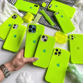 Neon Green Color Silicon Case