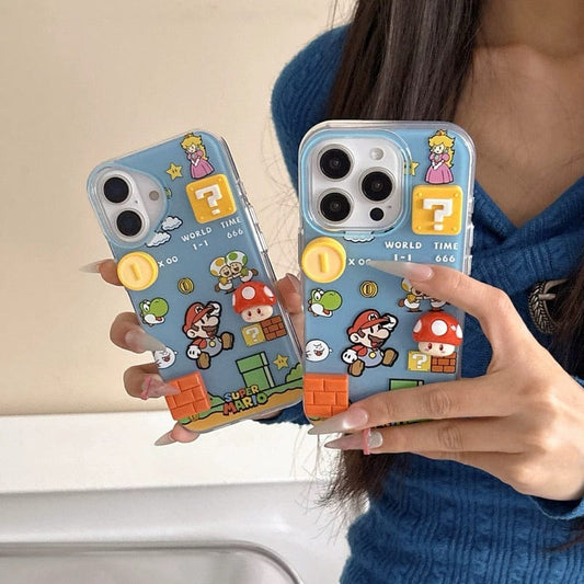 Super Cartoon Phone Case With Charm