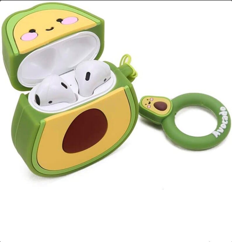 Cute Avocado Airpod Case
