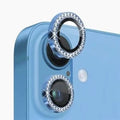 Blue Colour Diamond Camera Protection Lens For iPhone 16 & 16 Plus