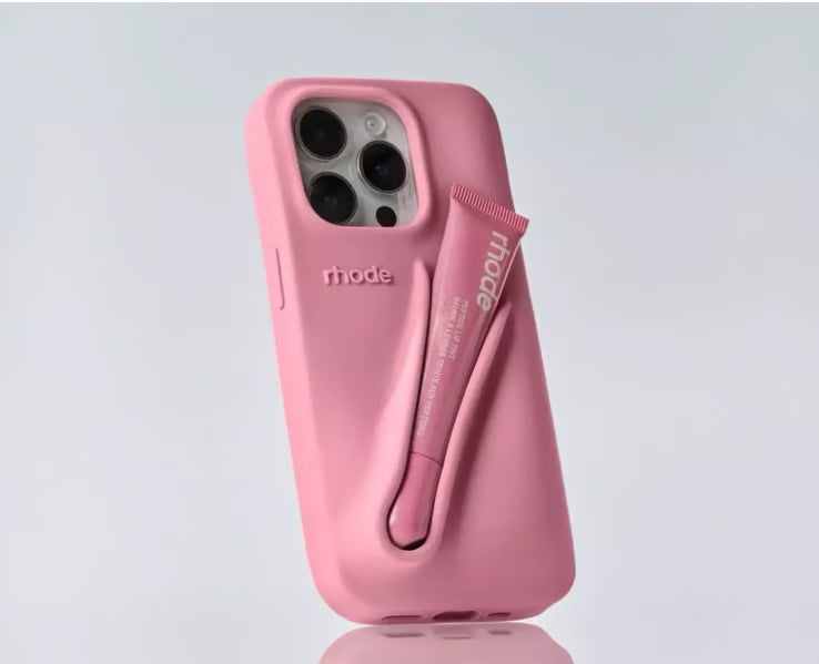 Trendy Lipstick Case For iPhones (Ribbon) (With Lip Tint)