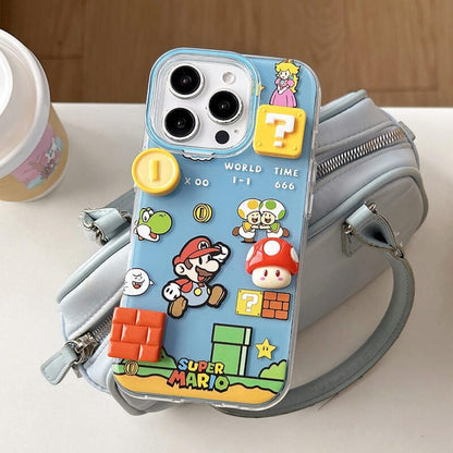 Super Cartoon Phone Case With Charm