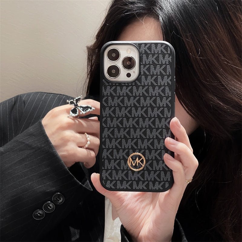 Luxury Metal Logo Phone Case