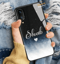 Black Sky name glass case