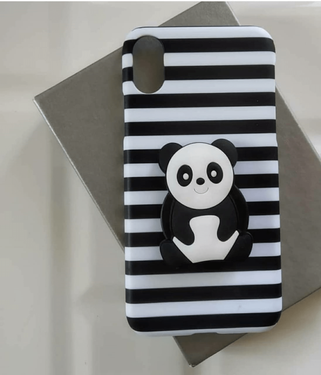 Black and white case with Big Panda Pop