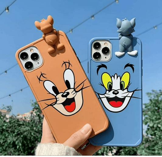 Blue Brown Tom or Jerry Toy case