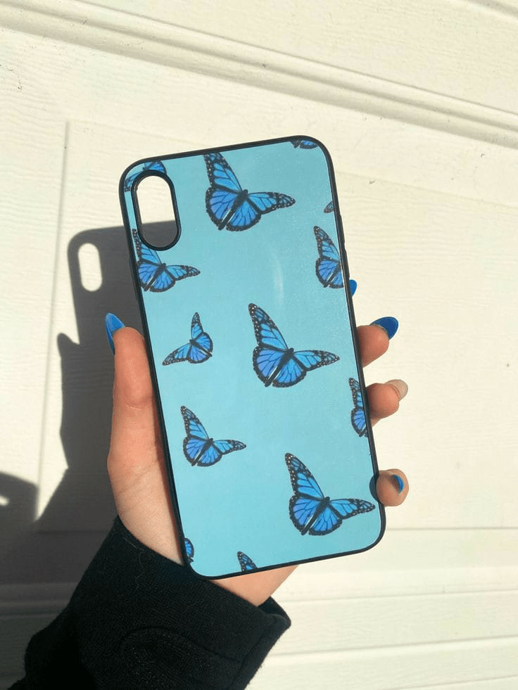 Blue Butterfly phone case