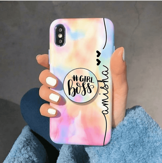 Colorful girl boss name case