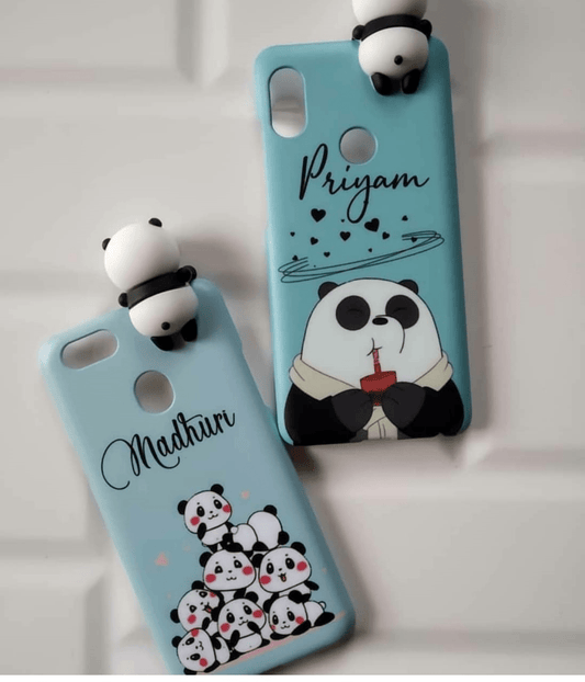 Cute panda toy cases