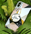 Dotted custom name phone case