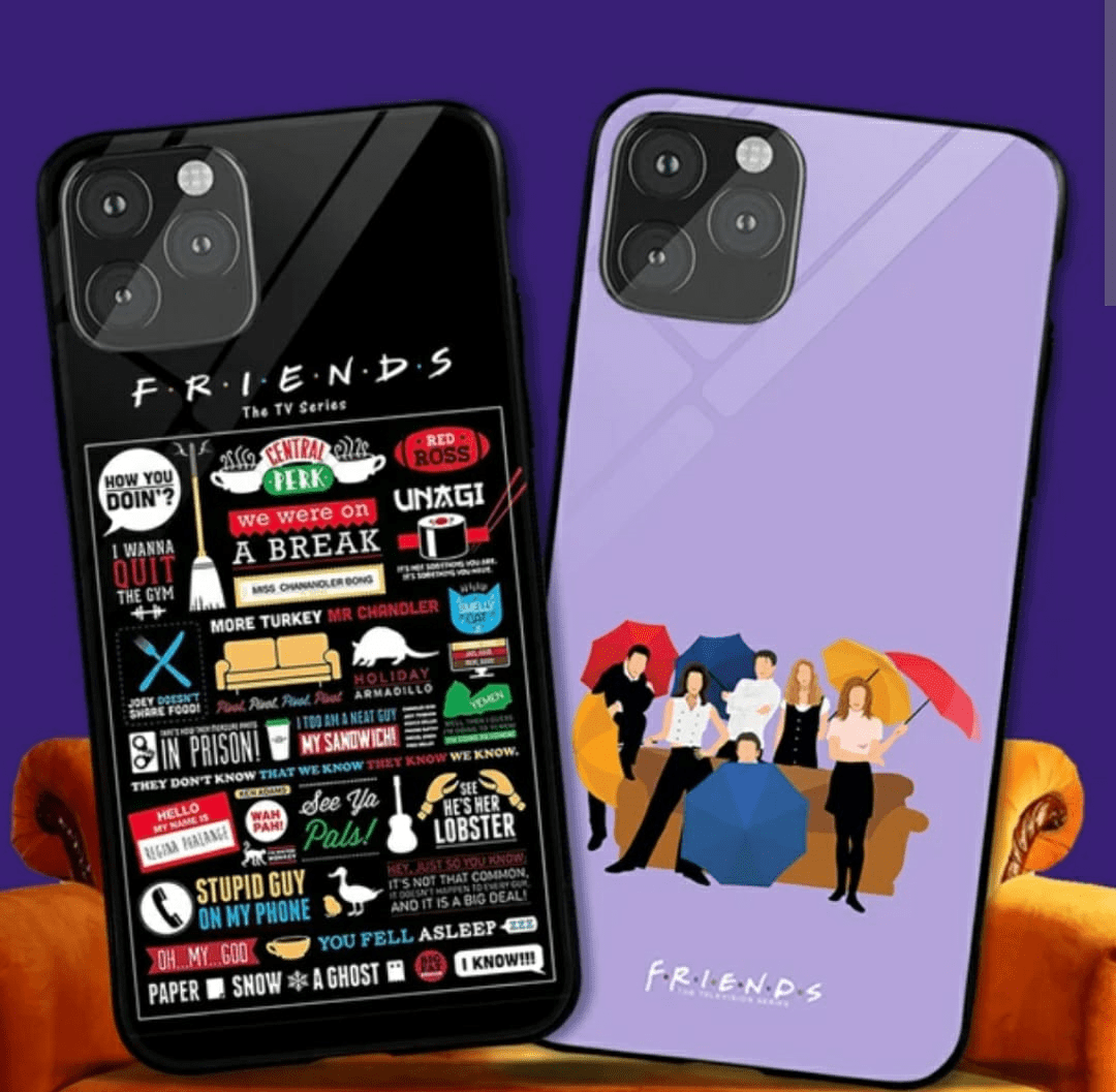Friends theme based glass cases