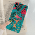 Green Floral Hard case