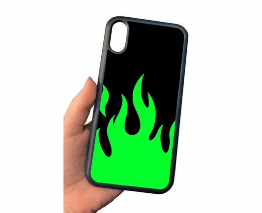Green flame case
