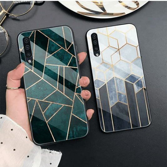 Green or bluish abstract pattern case