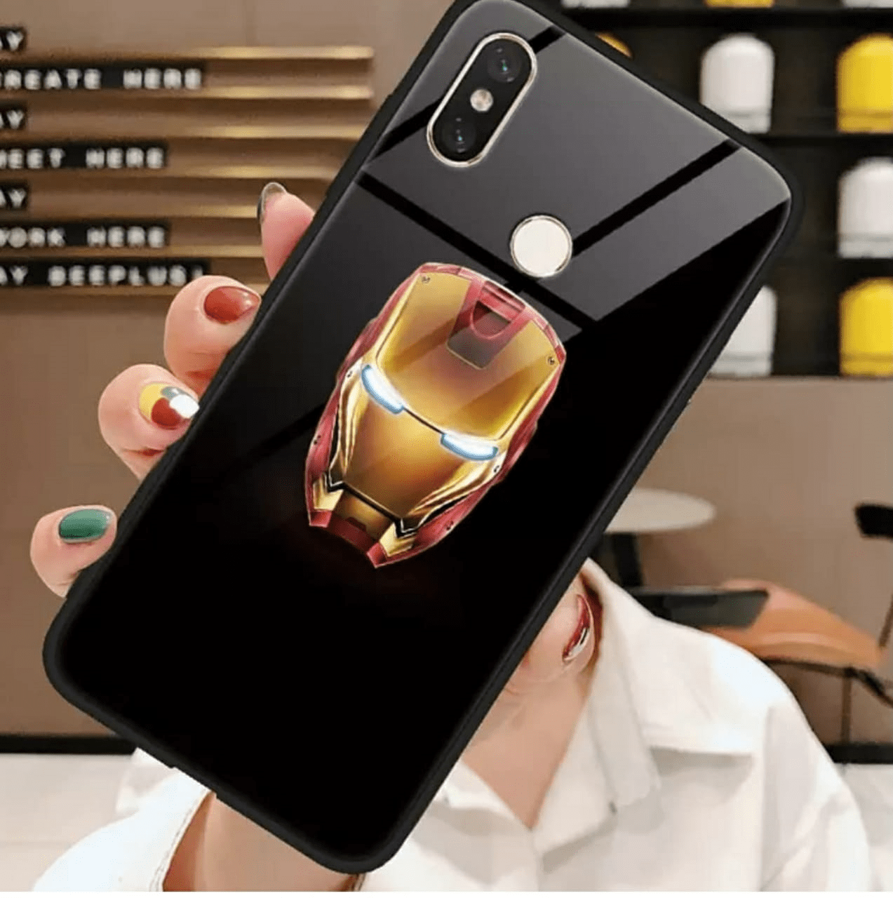 Iron man Glass case