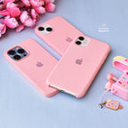 Baby Pink Color Premium Silicon Case Cover