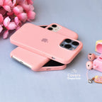 Baby Pink Color Premium Silicon Case Cover