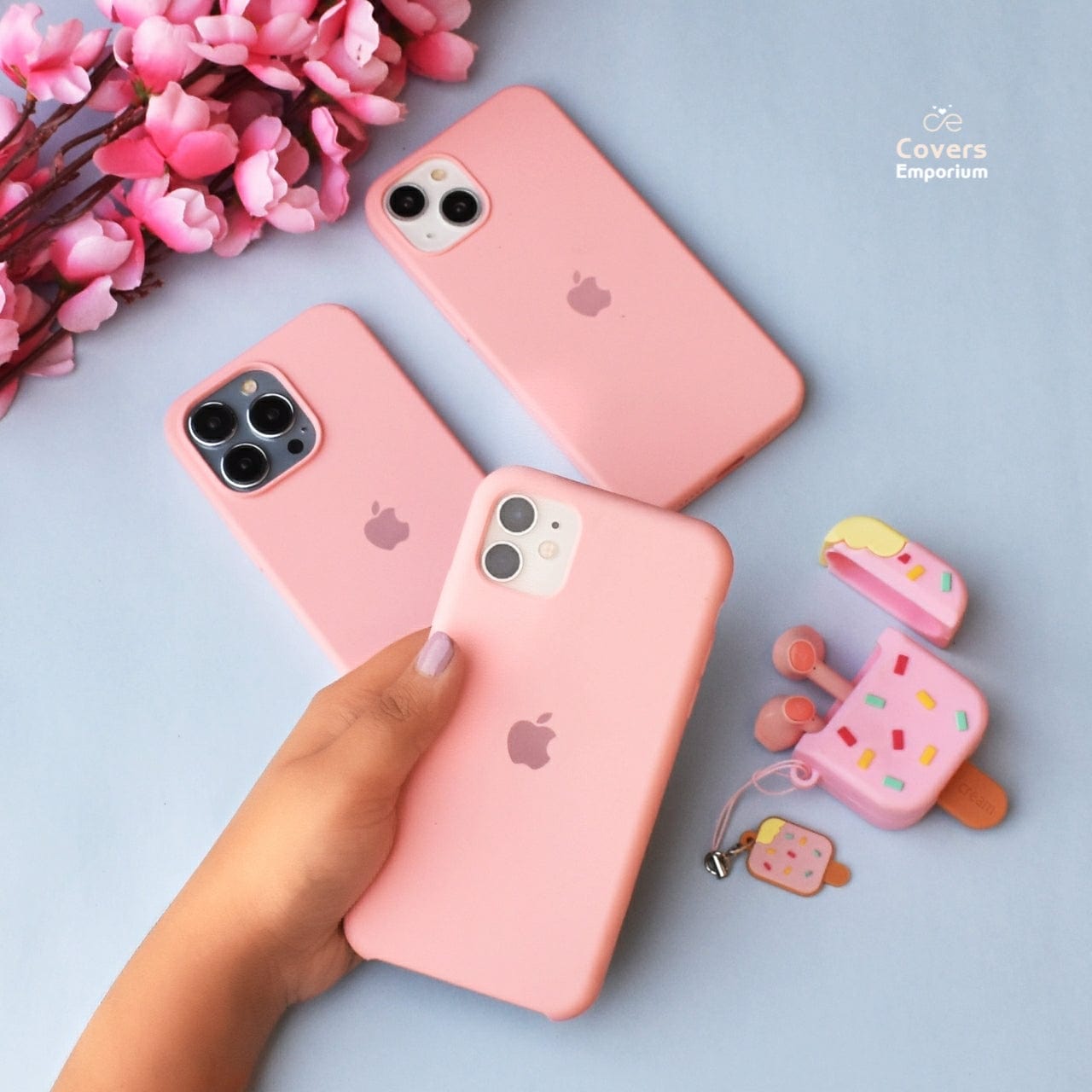 Baby Pink color Silicon case