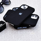 Jet Black Color Premium Silicon Case Cover