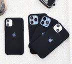 Jet Black Color Premium Silicon Case Cover
