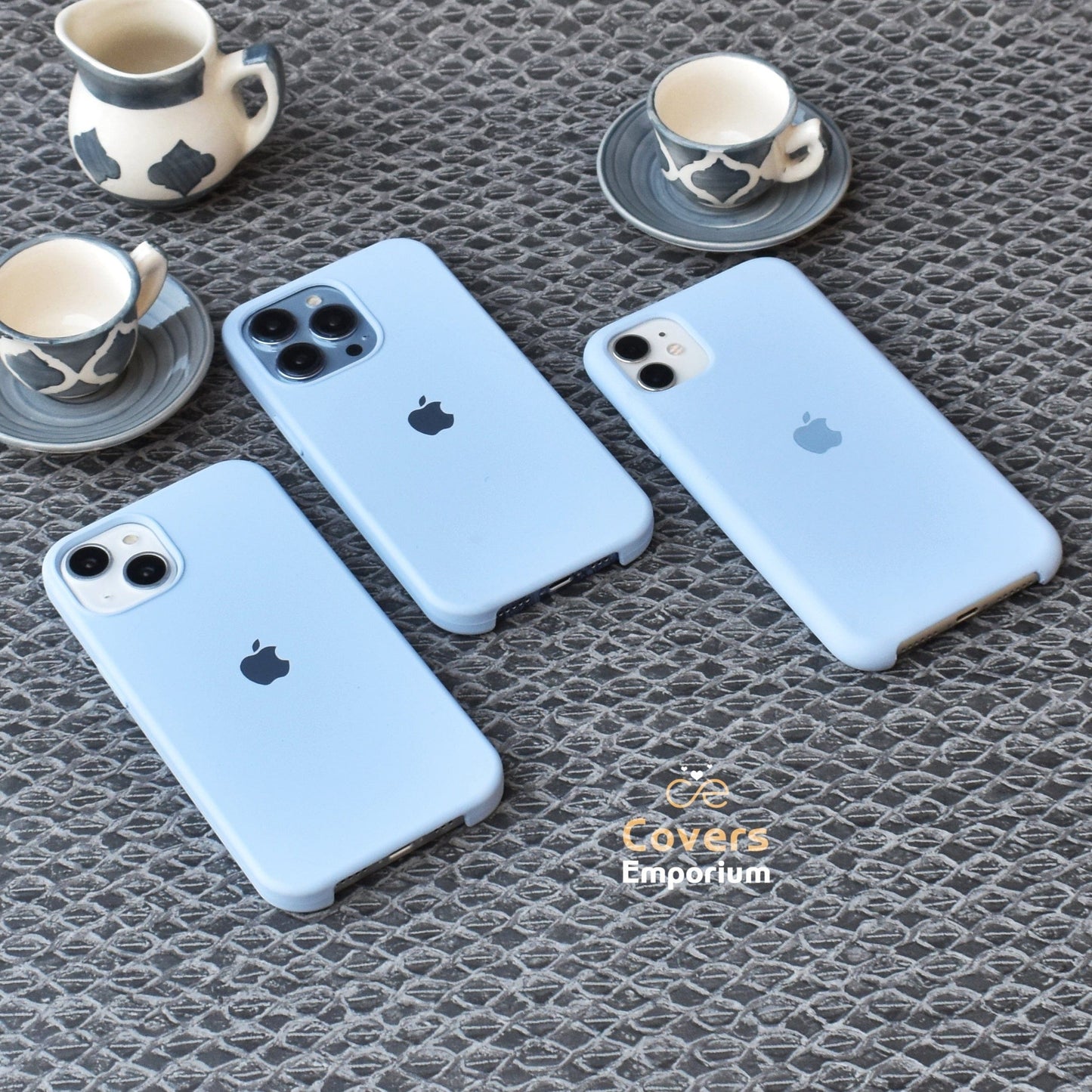 Ocean Blue Silicon case for Iphones
