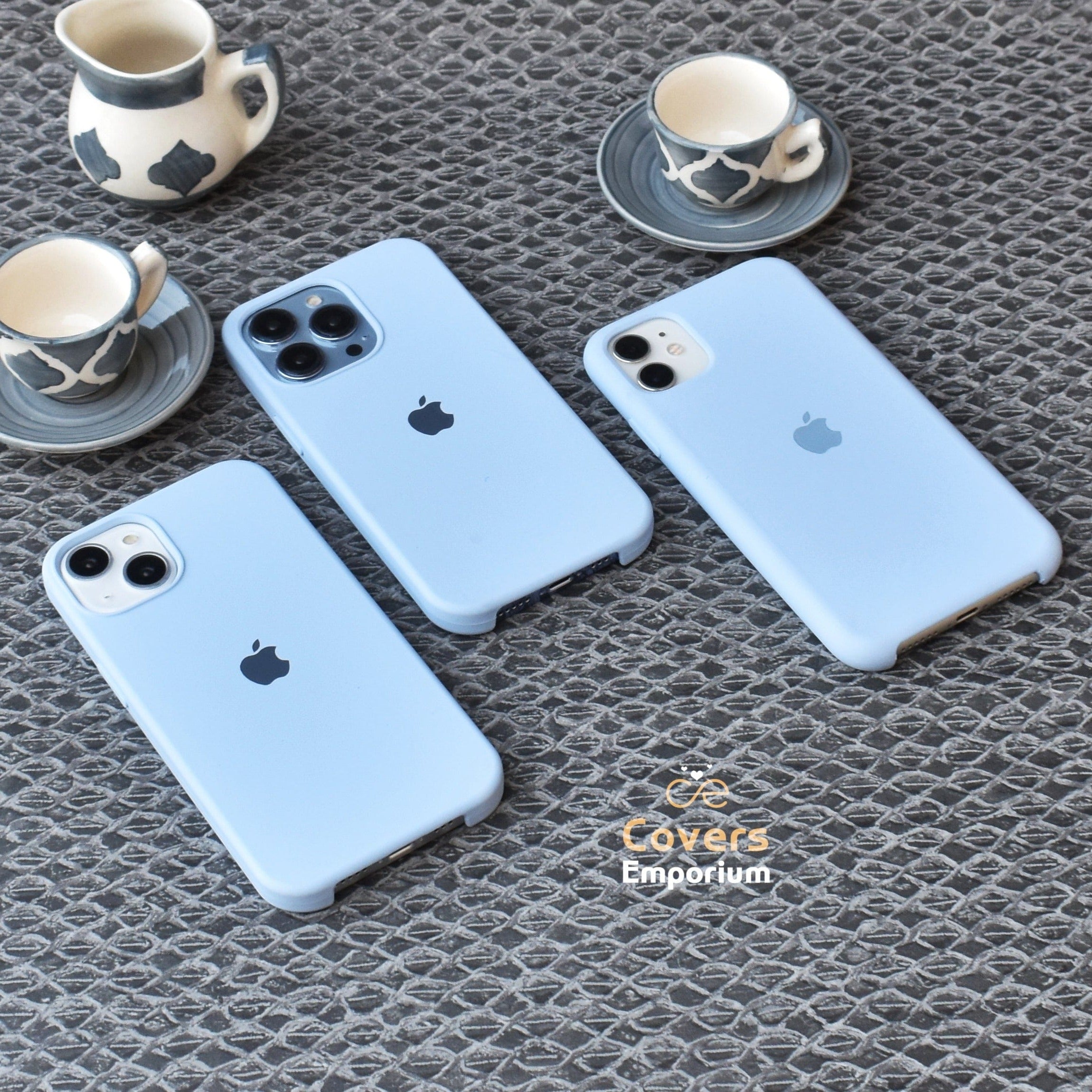 Ocean Blue Silicon case for Iphones