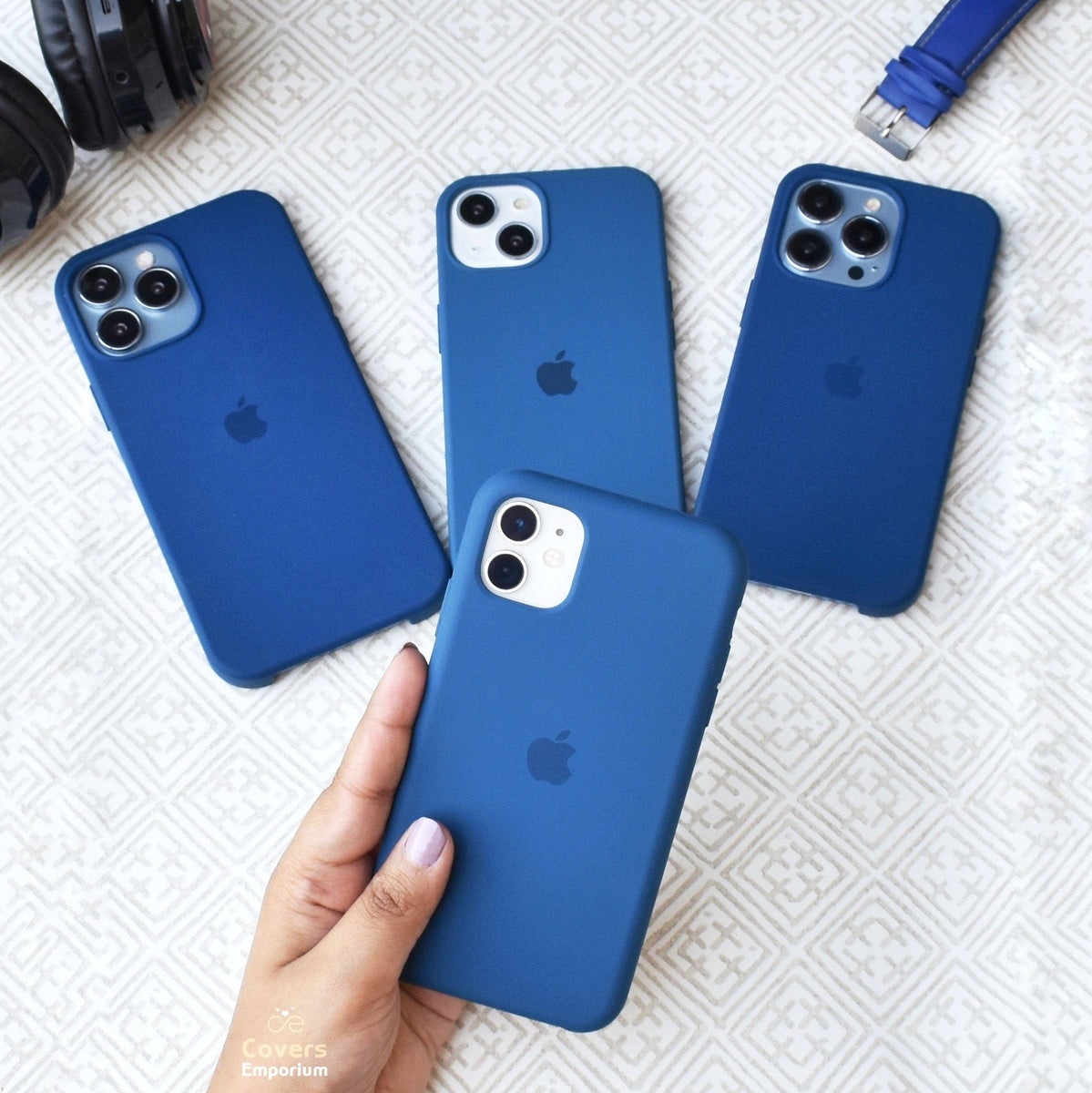 Shade of Blue silicon case Covers Emporium