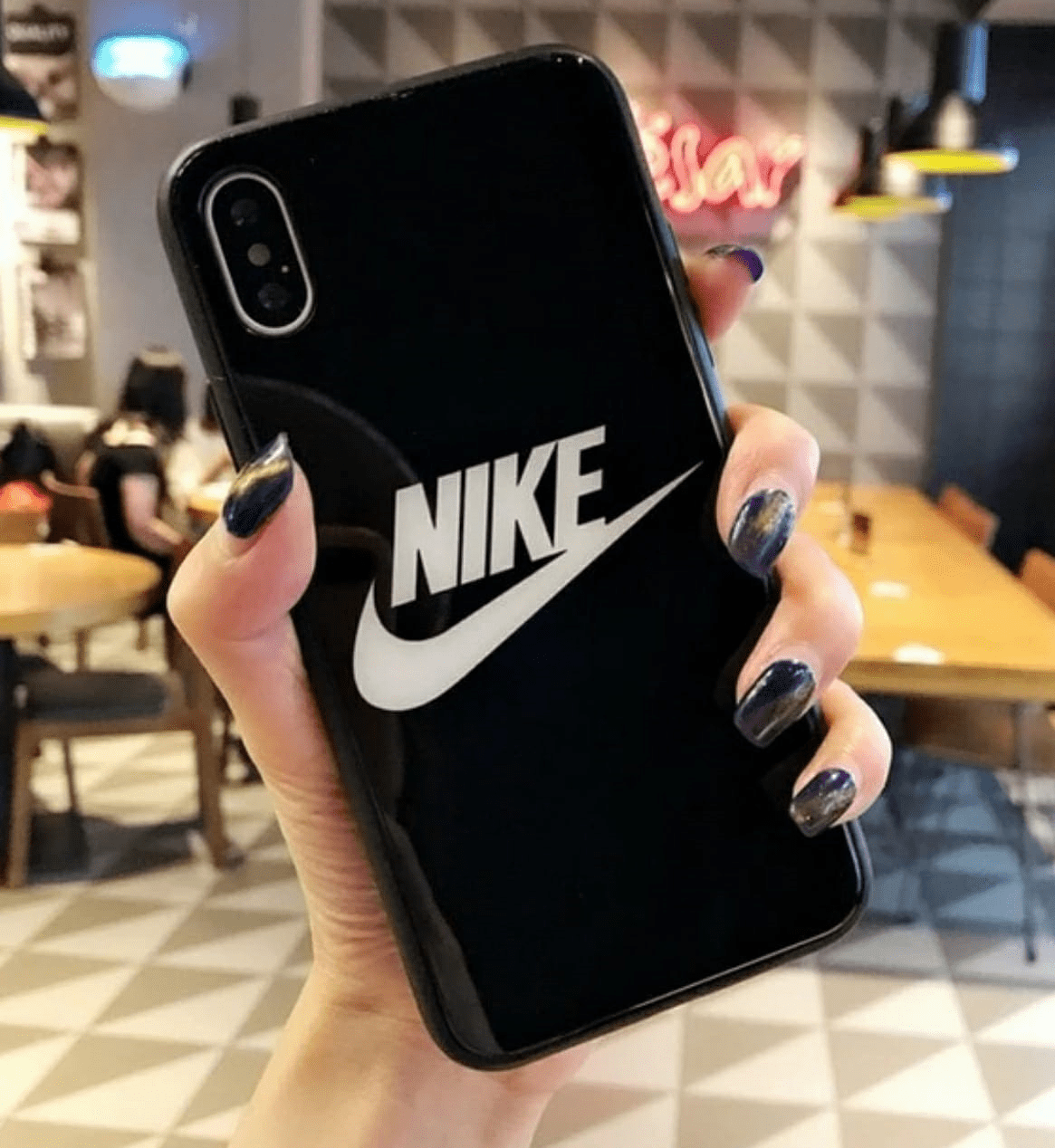 Luxury black Nike case
