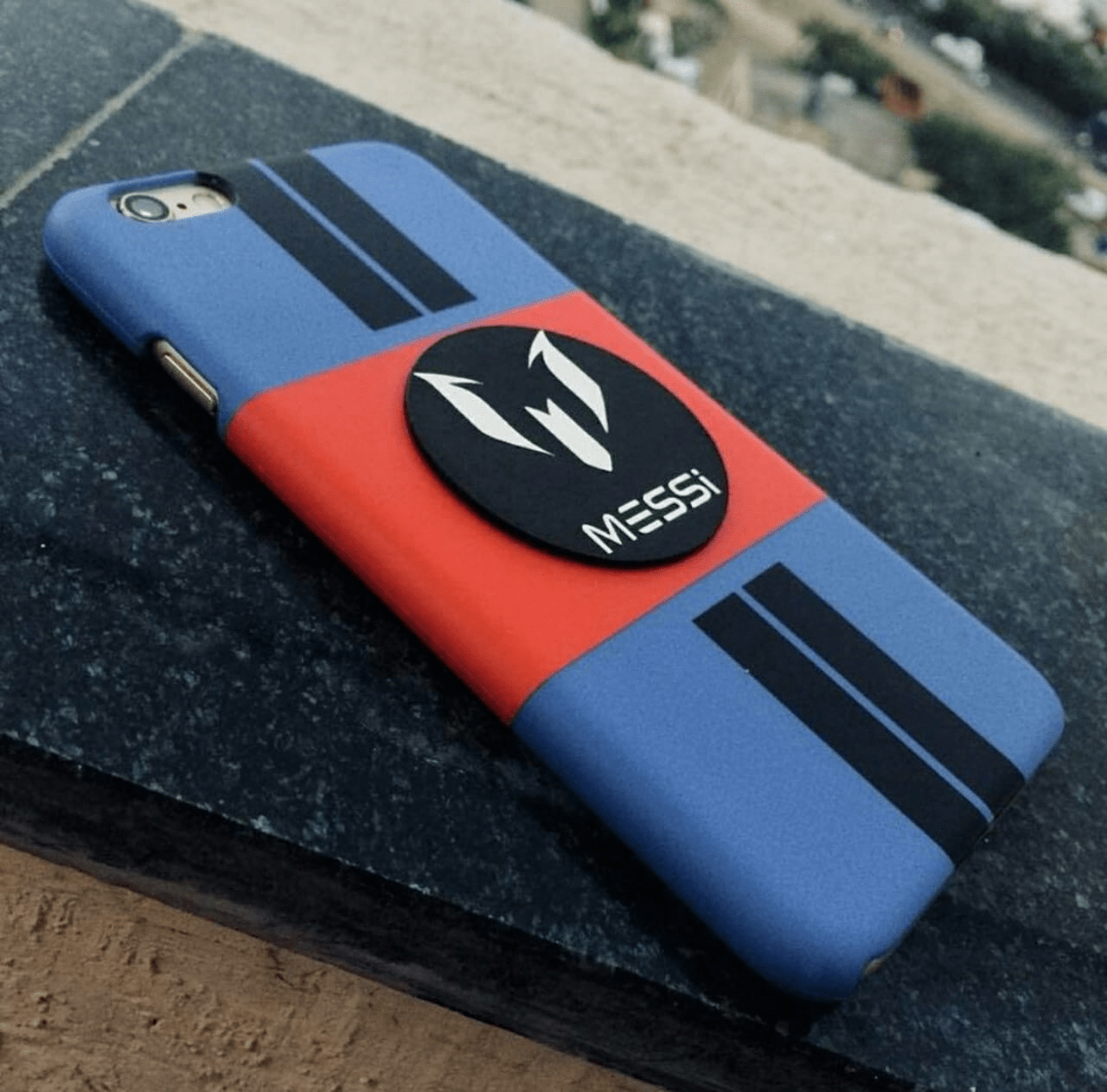 Messi 4D logo case
