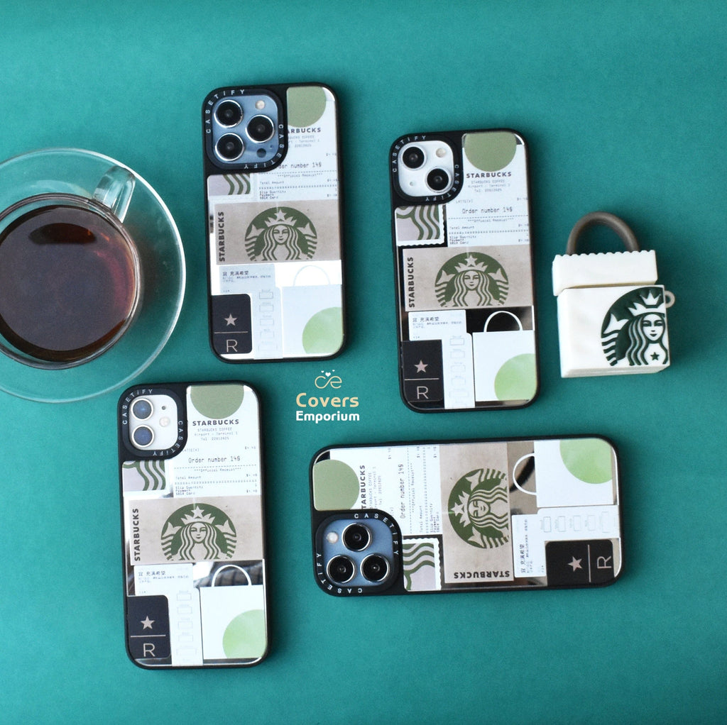 Luxury Mirror Phone Cases For Coffee Lovers  (Only For iPhones)