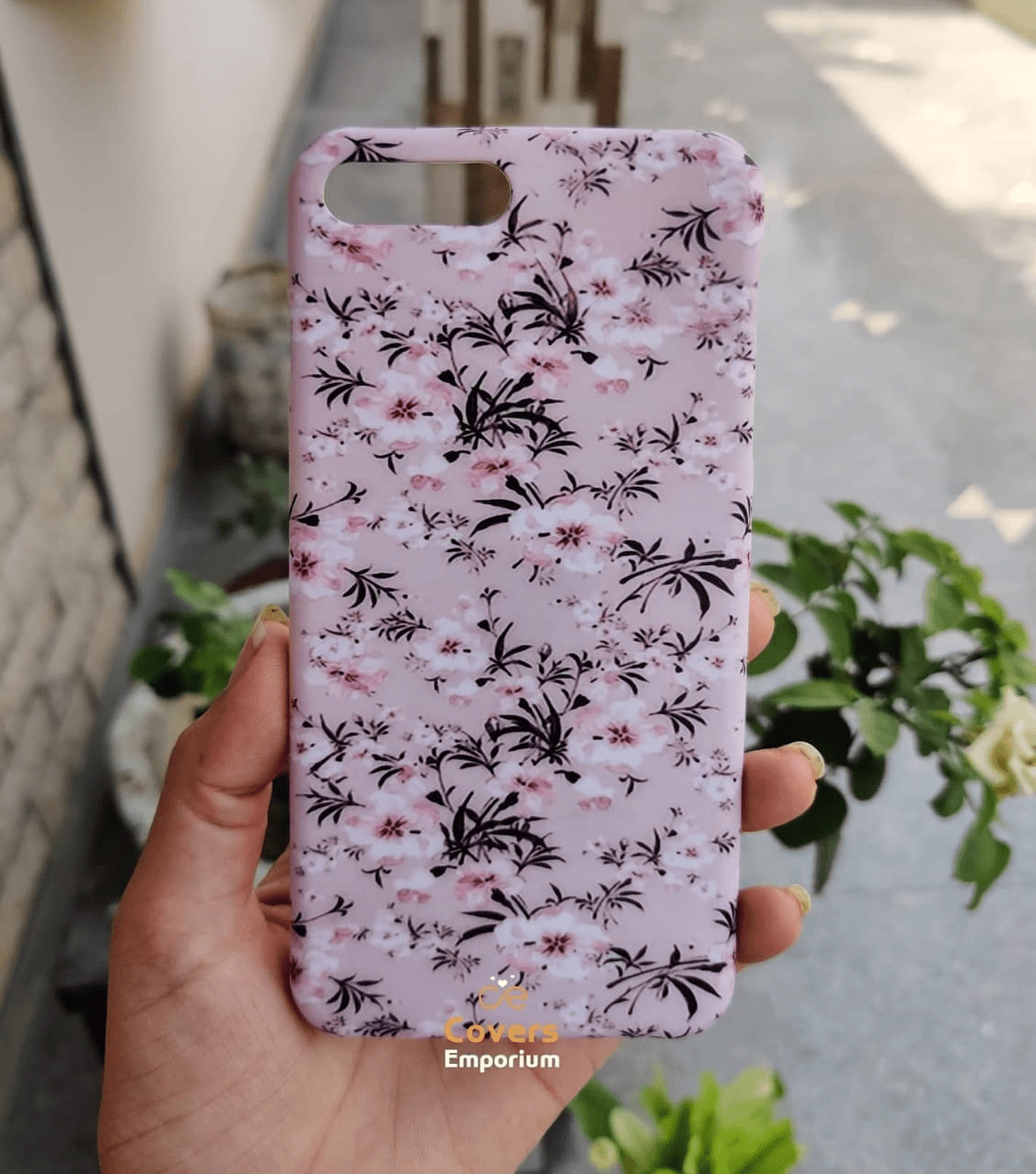 Pink Floral customized case